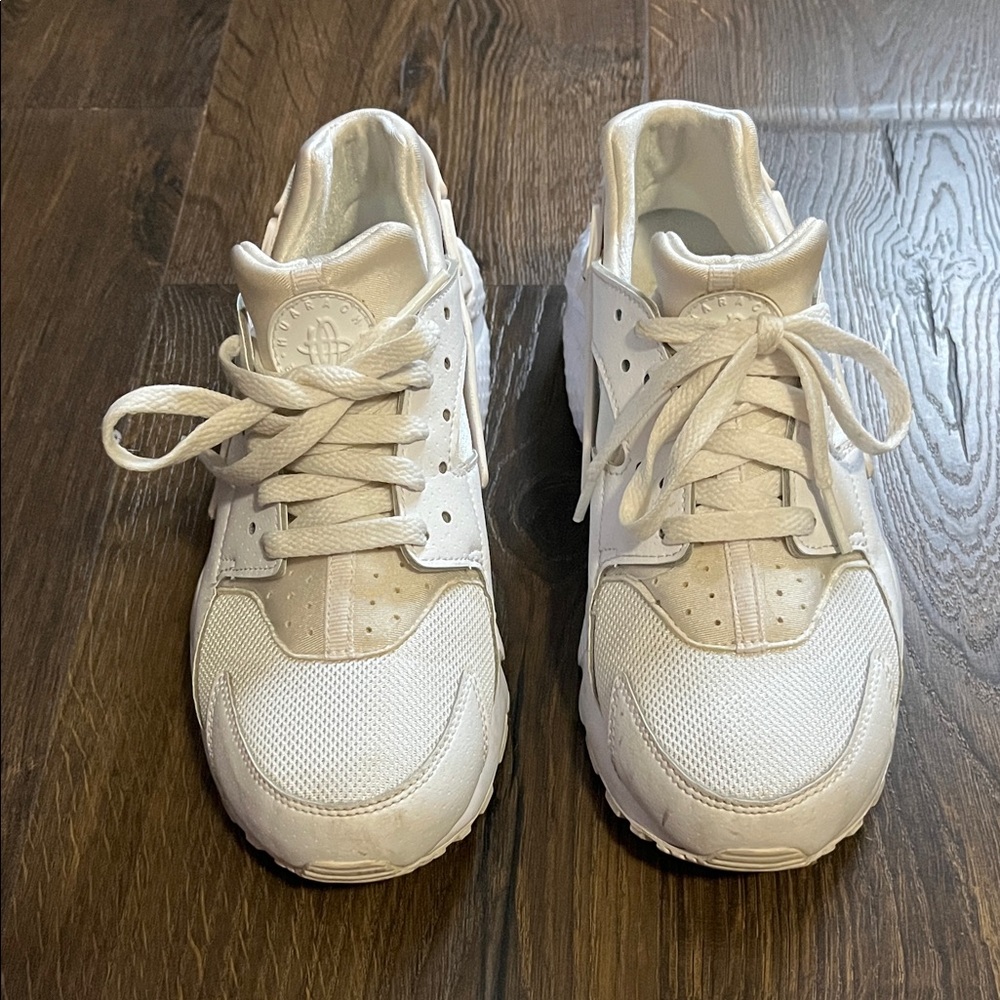 White Nike Huaracha Sneakers
